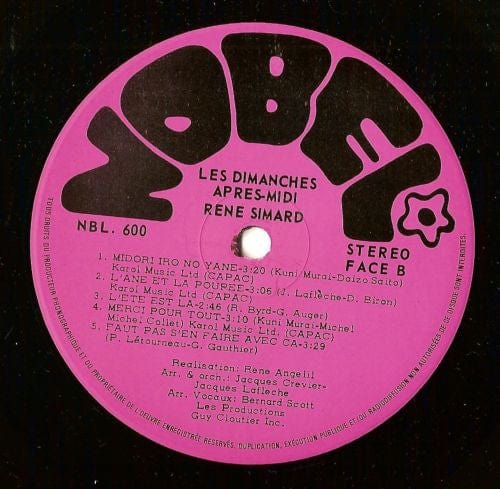 René Simard - Les Dimanches Après-midi (LP, Album) - Funky Moose Records 2495079233- Used Records