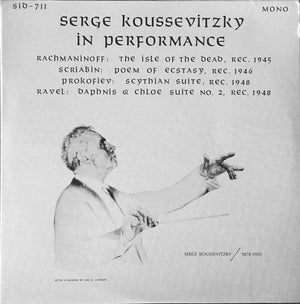 Serge Koussevitzky - Serge Koussevitzky In Performance (LP, Mono, Used)Used Records