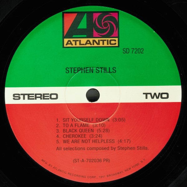 Stephen Stills - Stephen Stills (LP, Album, RE, RM) - Funky Moose Records 2371673461-LOT004 Used Records