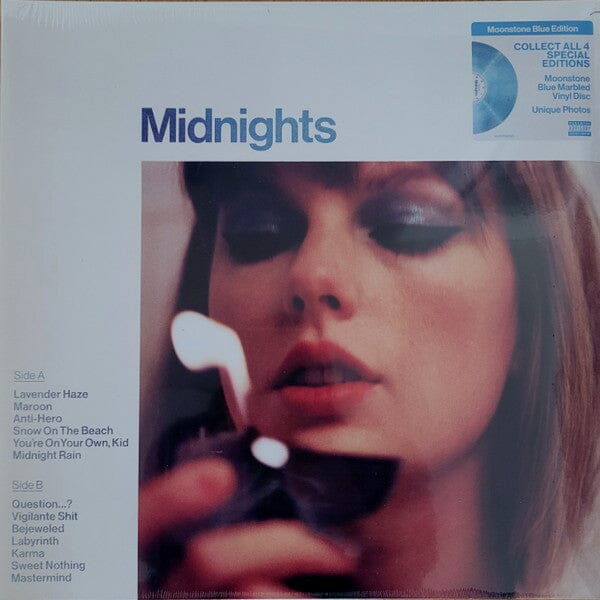 Taylor Swift - Midnights (LP, Album, Special Edition, Moonstone Blue V –  Funky Moose Records