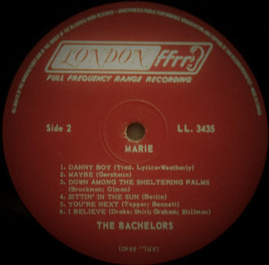 The Bachelors - Marie (LP, Album, Mono) - Funky Moose Records 2315384065-LOT002 Used Records