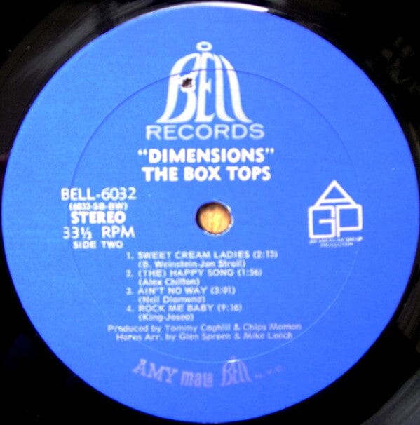 The Box Tops* - Dimensions (LP, Album) - Funky Moose Records 2269231501-mp003 Used Records