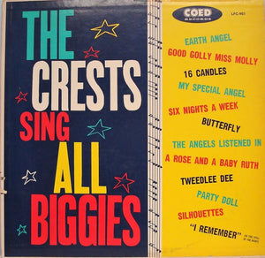 The Crests - The Crests Sing All Biggies (LP, Album, Mono, Used)Used Records