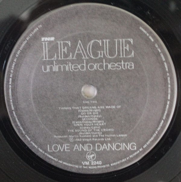 The League Unlimited Orchestra - Love And Dancing (LP, Album) - Funky Moose Records 2306793871-LOT003 Used Records