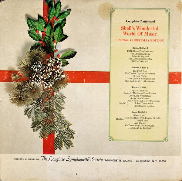 The Longines Symphonette - Shell's Wonderful World Of Music - Special Christmas Edition (2xLP, Album, RE, Gat) - Funky Moose Records 2313284791-LOT002 Used Records