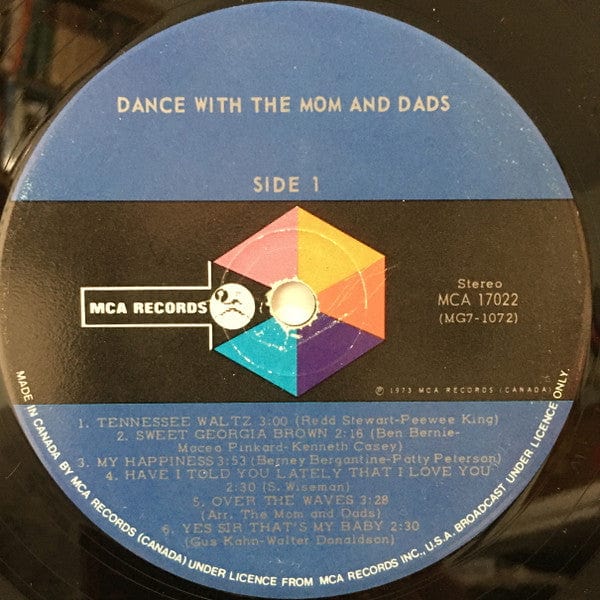 The Mom And Dads - Dance With The Mom And Dads (LP, Album) - Funky Moose Records 2484806078- Used Records