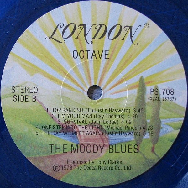 The Moody Blues - Octave (LP, Album, Ltd, Blu) - Funky Moose Records 2427980393-LOT004 Used Records