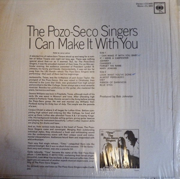 The Pozo-Seco Singers - I Can Make It With You (LP, Album) - Funky Moose Records 2313472438-LOT002 Used Records