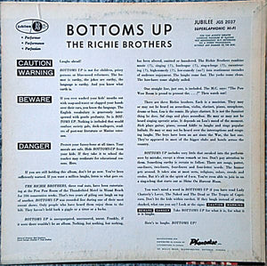 The Richie Brothers - Bottoms Up! With The Richie Brothers (LP, Album) - Funky Moose Records 2271890248-mp003 Used Records