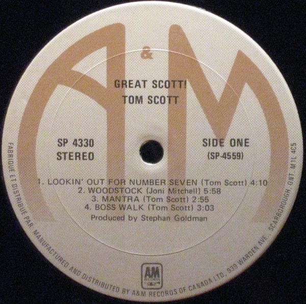 Tom Scott - Great Scott! (LP, Album, RE) - Funky Moose Records 2408952581-LOT004 Used Records