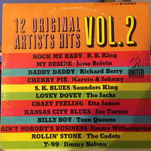 Various - 12 Original Artists Hits Vol. 2 (LP, Comp, Ste, Used)Used Records