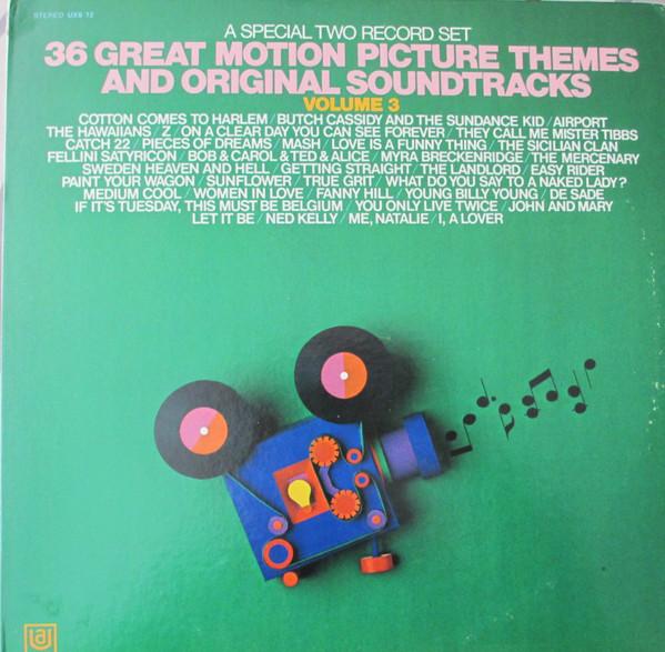 Various - 36 Great Motion Picture Themes And Original Soundtracks: Volume 3 (2xLP, Comp, Gat, Used)Used Records
