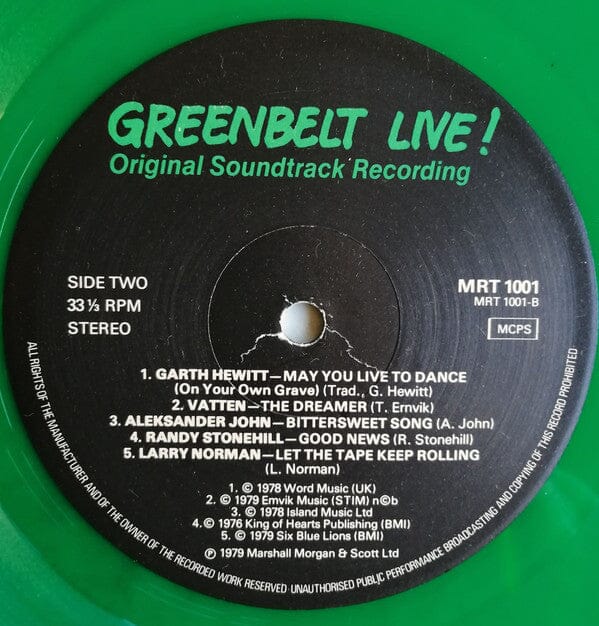 Various - Greenbelt Live! Original Soundtrack Recording (LP, Gre) - Funky Moose Records 2244716758-JP5 Used Records
